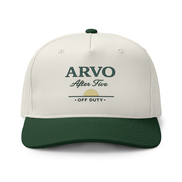 ARVO After Five Two-Tone Cap in Natural/Forest – front view