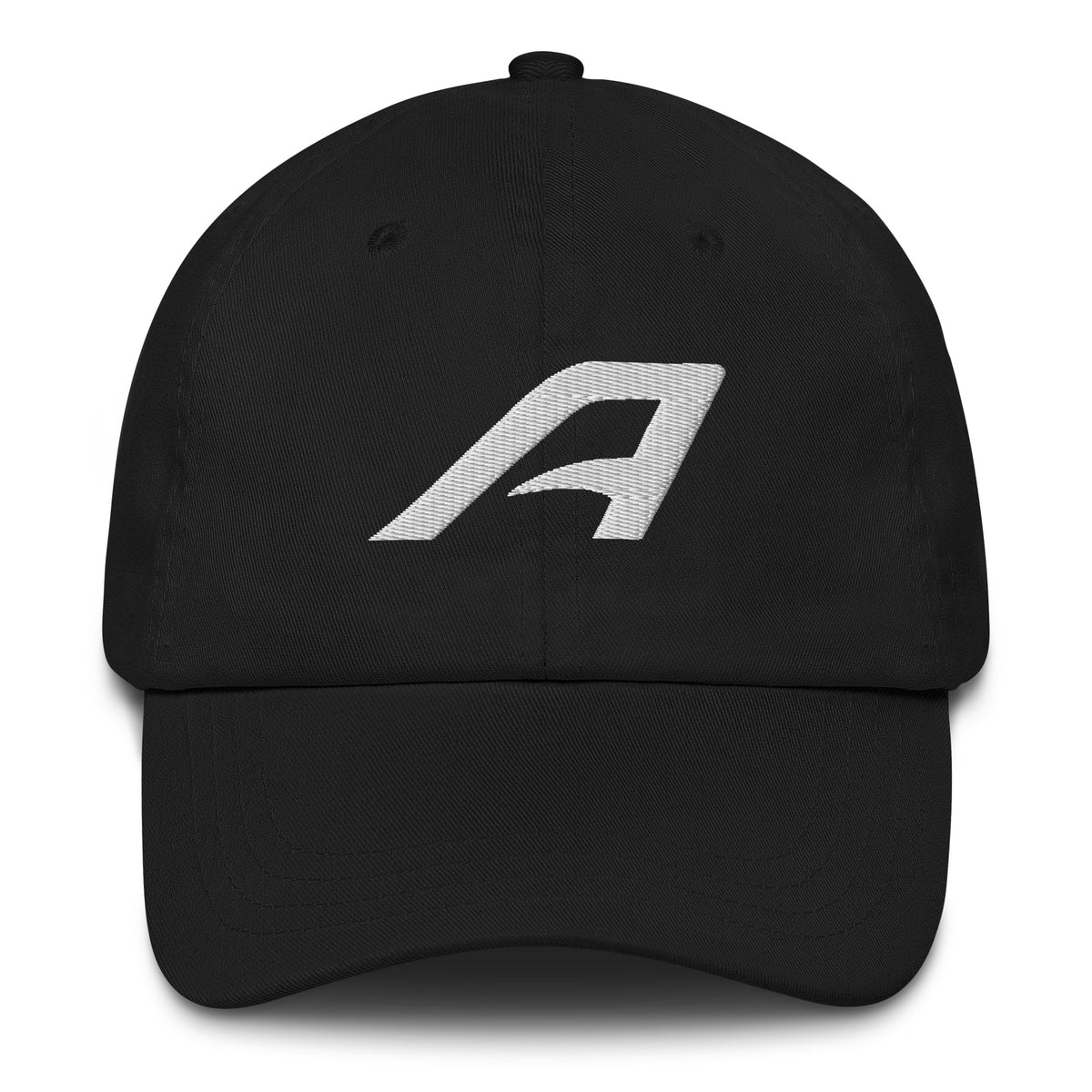 ARVO Classic Dad Hat in Black – front view