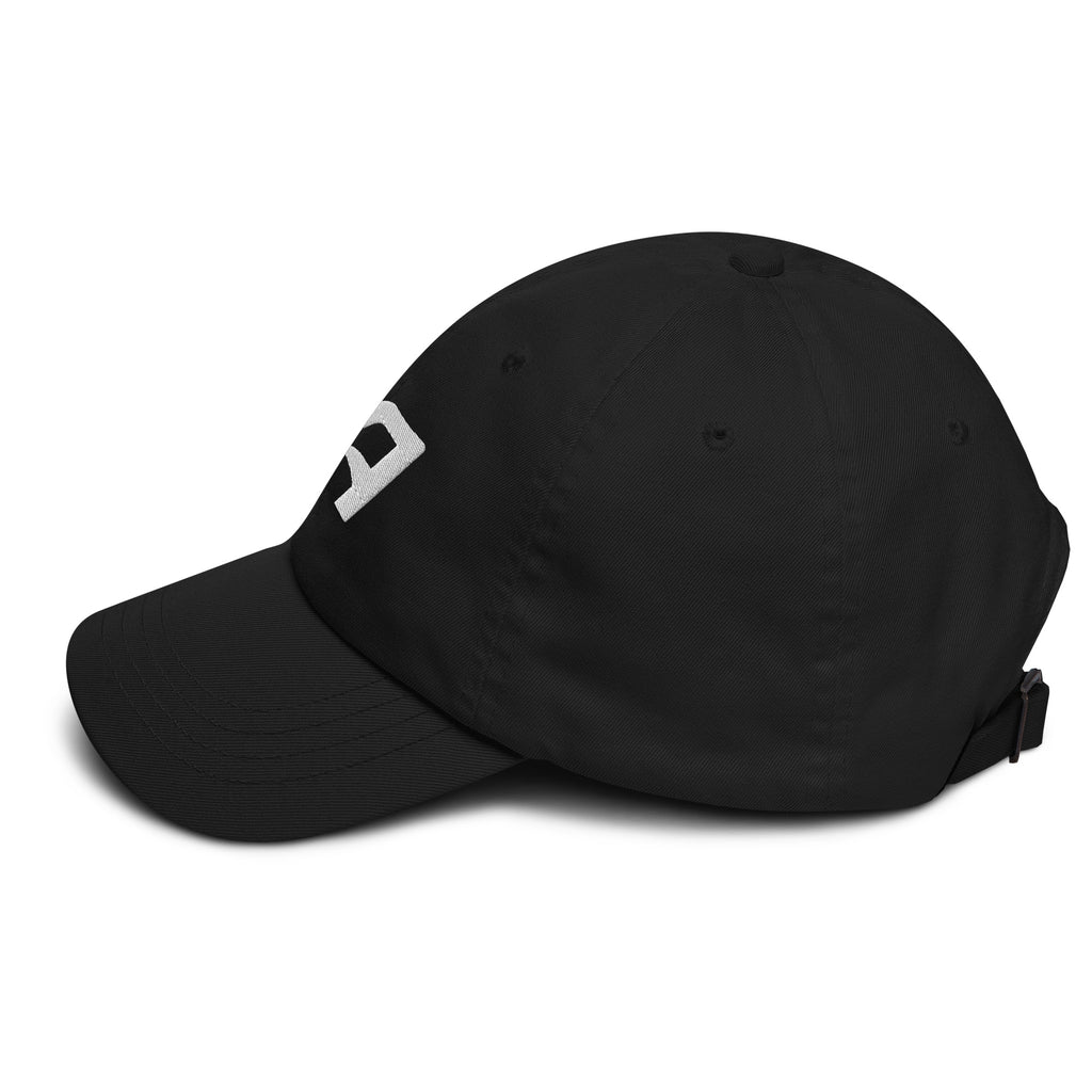 ARVO Classic Dad Hat in Black – left view