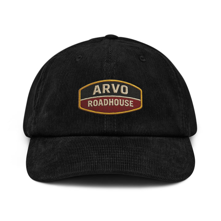 ARVO Roadhouse Corduroy hat in Black – front view