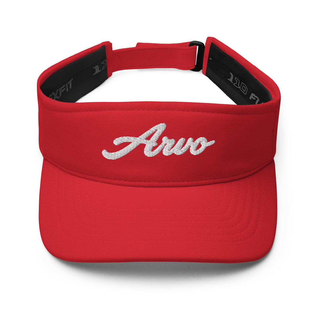 ARVO Classic Visor in Red – front view